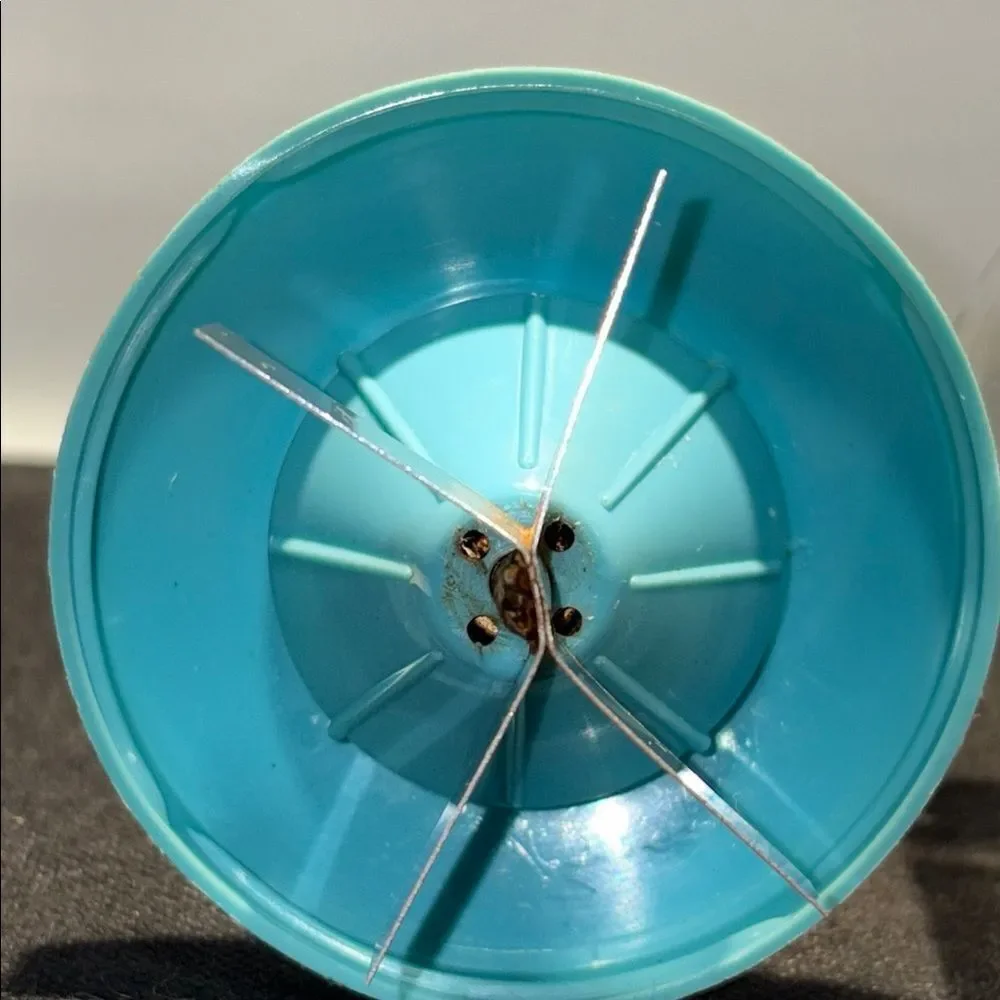 Vintage glass food chopper